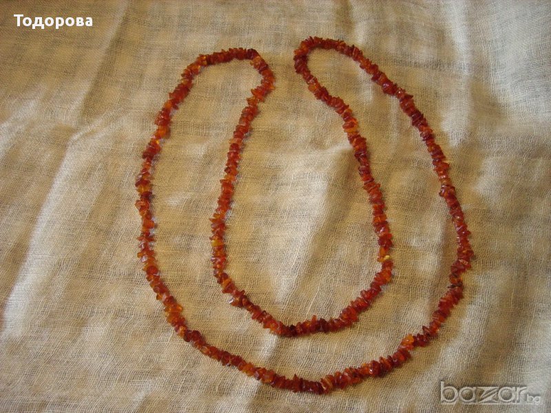 Гердан от тъмен кехлибар, снимка 1