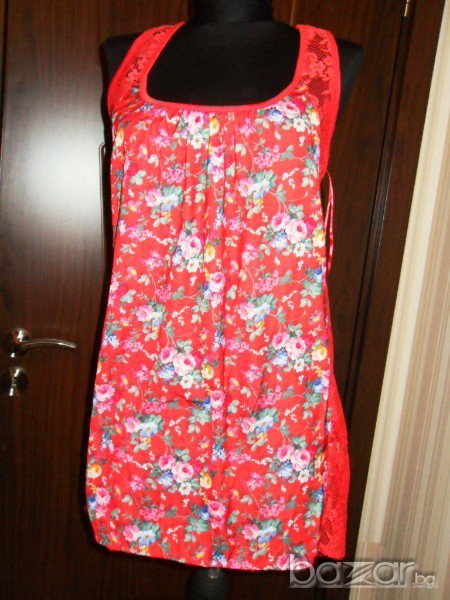 Дамака туника - корал SABRA!, снимка 1