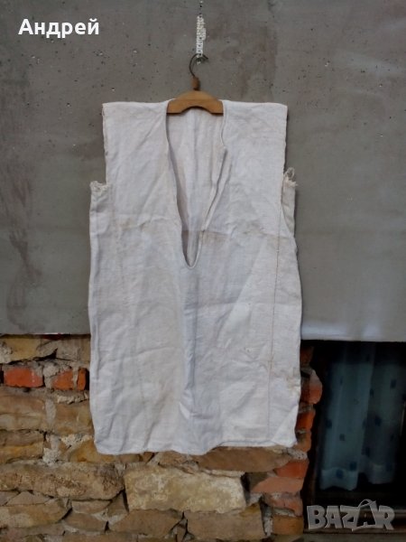 Старинна ленена дреха,риза,кошуля, снимка 1