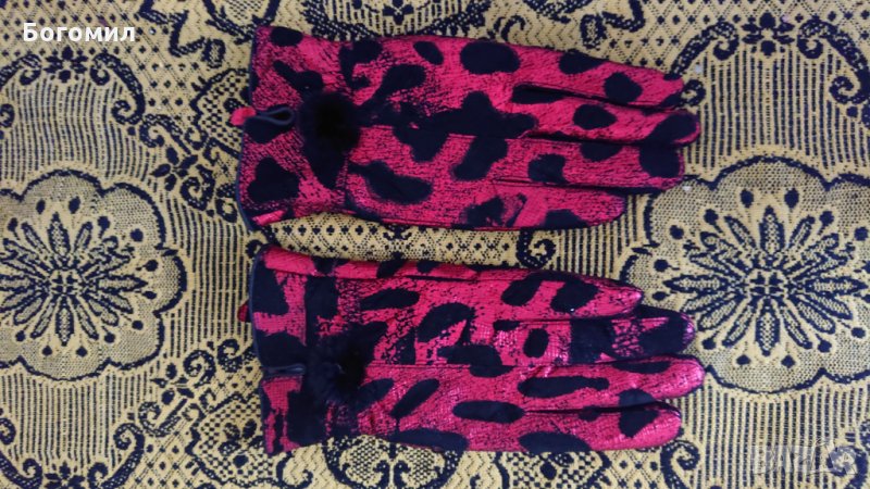 Ръкавици естествена кожа и опера, снимка 1