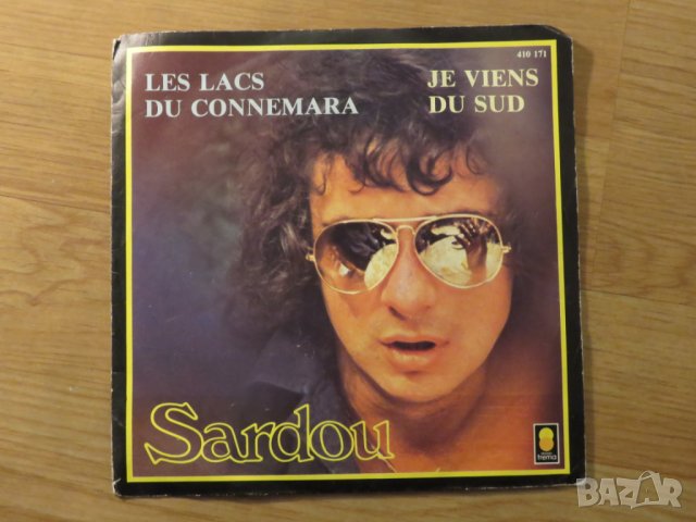 малка грамофонна плоча - Michael Sardou - Les lacs Du Conemara  - изд.80те г., снимка 1 - Грамофонни плочи - 24977750