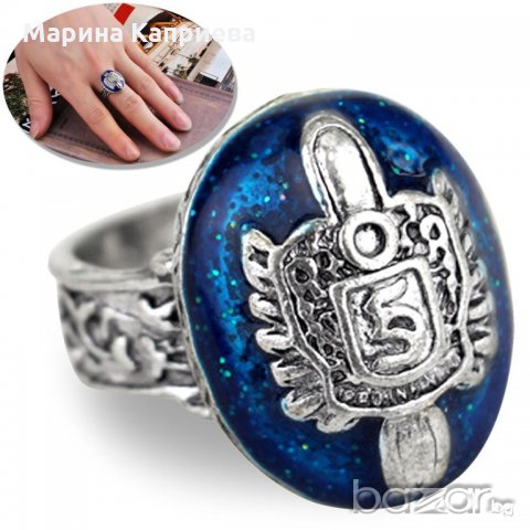 Пръстен от Дневниците на вампира "Деймън или Стефан Салваторе". Налични няколко размера , снимка 3 - Пръстени - 7434929