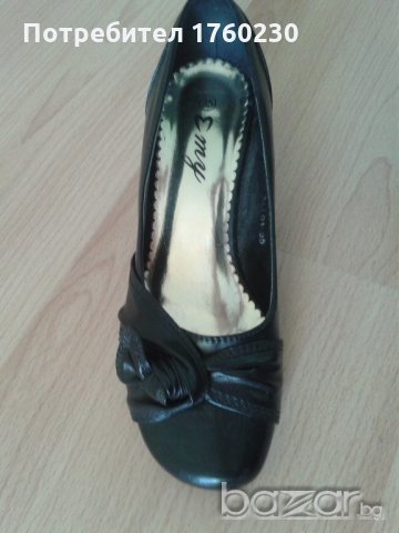 Страхотни черни обувки, снимка 8 - Дамски обувки на ток - 19373534