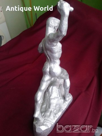 Соц Статуетка Фигура Статуя Пластика, снимка 4 - Антикварни и старинни предмети - 18529715