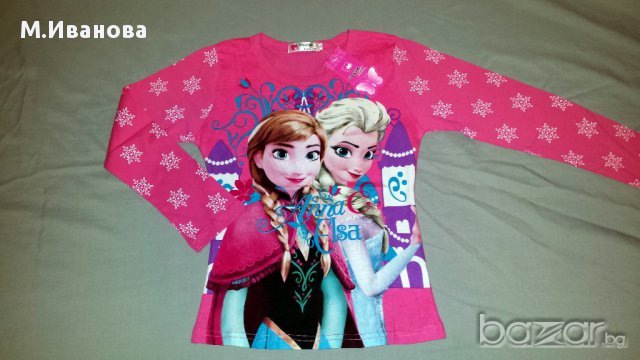 Блузки Елза и Анна 5-6-7-8 години, снимка 5 - Детски Блузи и туники - 12301894