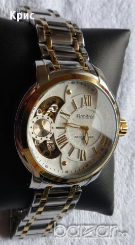 Нов ръчен часовник Армитрон скелетон, златен, Armitron 20/4930WTTT Skeleton Gold Watch, снимка 2 - Мъжки - 8949328