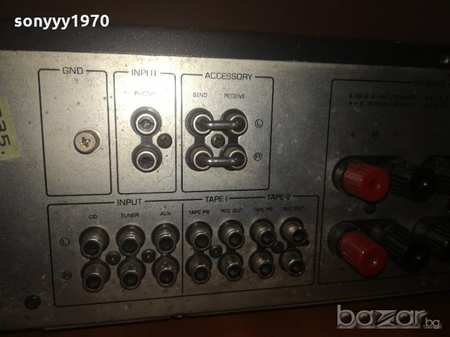 yamaha stereo amplifier-made in japan-внос швеицария, снимка 14 - Ресийвъри, усилватели, смесителни пултове - 20938244