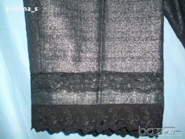 Дизайнерски сребърни бермуди "Loft" by Ann Taylor / голям размер , снимка 5 - Къси панталони и бермуди - 14922131