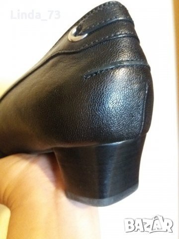 Дам.обувки-"HÖGL"-/ест.кожа/-№39-40,цвят-черни. Закупени от Австрия., снимка 10 - Дамски обувки на ток - 22386669