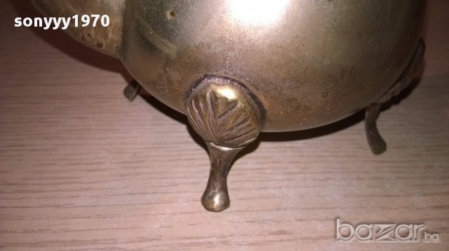 Ретро чаиник с капак-21х20х11см-внос швеицария, снимка 14 - Антикварни и старинни предмети - 17872194