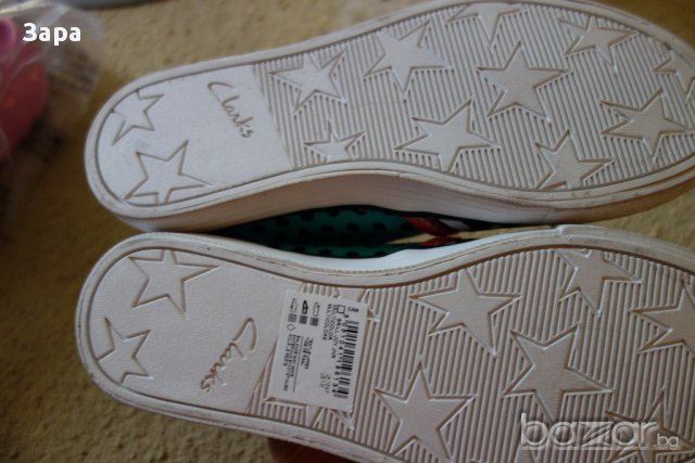 нови платнени обувки Clarks, 32,5ти номер, снимка 3 - Детски маратонки - 16513369