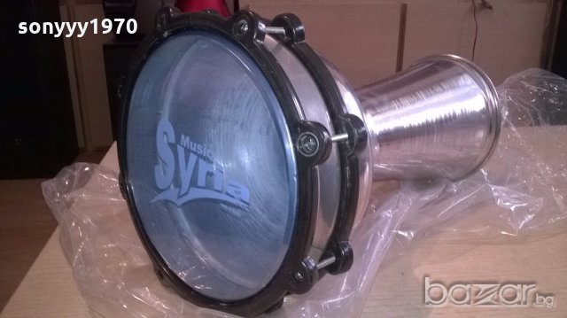 тарамбука-нова и голяма-40х25см-внос от сирия, снимка 3 - Ударни инструменти - 19709961