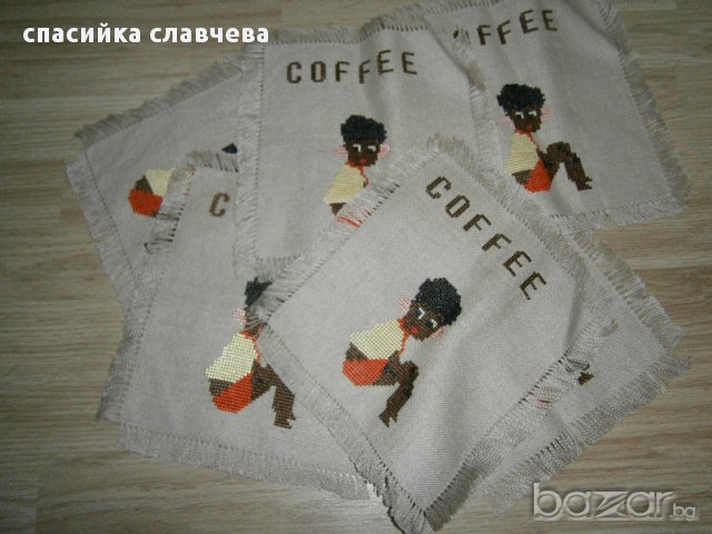 подложки за сервиране на кафе, снимка 4 - Покривки за маси - 17699102