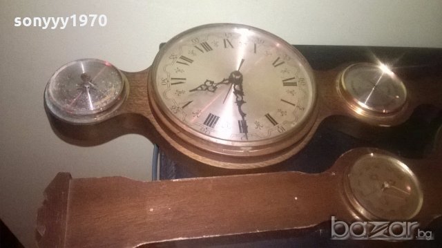 стари часовници с барометри-2бр х 165лв-внос швеицария, снимка 9 - Антикварни и старинни предмети - 19807788