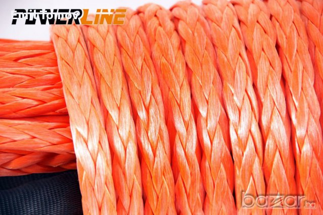 Синтетично въже за лебедки "PowerLine" 28M/8мм,9мм,10мм/ с кука - НОВИ, снимка 12 - Аксесоари и консумативи - 15388849