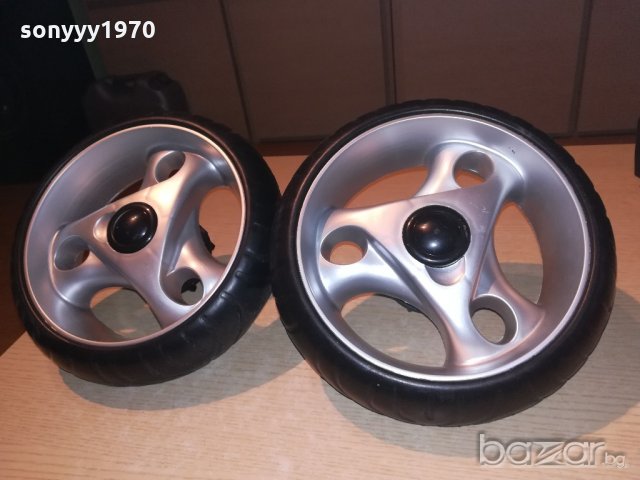 нови плътни гуми с джанти-за колесар за каяк или друго-26х7см, снимка 2 - Водни спортове - 20507832