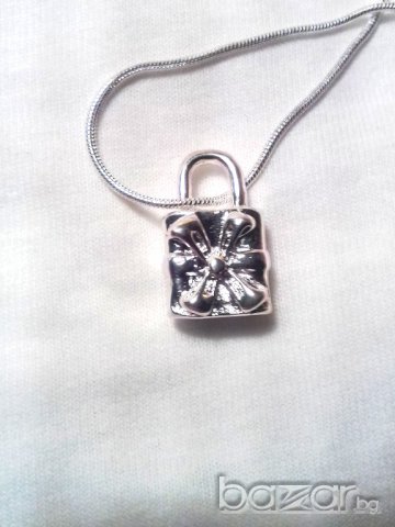 Посребрен гердан катинар НОВ НАЛИЧЕН, снимка 1