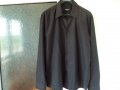 мъжка черна риза с дълъг ръкав- T43/44, снимка 1 - Ризи - 26149390