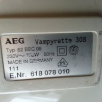 ПРАХОСМУКАЧКА AEG VAMPYRETTE 308 / ПРАВА /, снимка 4 - Прахосмукачки - 20295764