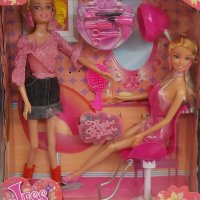Две кукли във фризьорски салон, снимка 2 - Кукли - 18697098