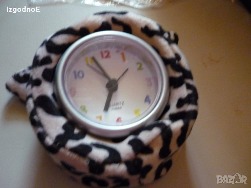Симпатичен детски часовник - будилник, тигър, снимка 1