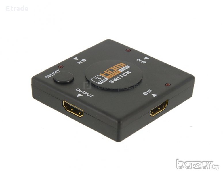 HDMI разклонител, Hub 1080p HDTV, снимка 1