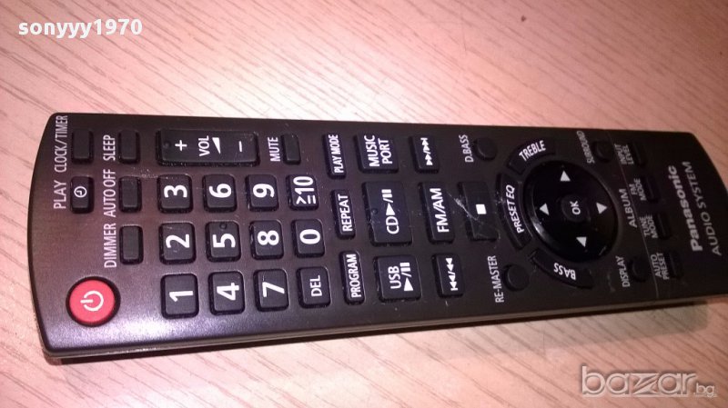 Panasonic remote control-audio-внос швеицария, снимка 1