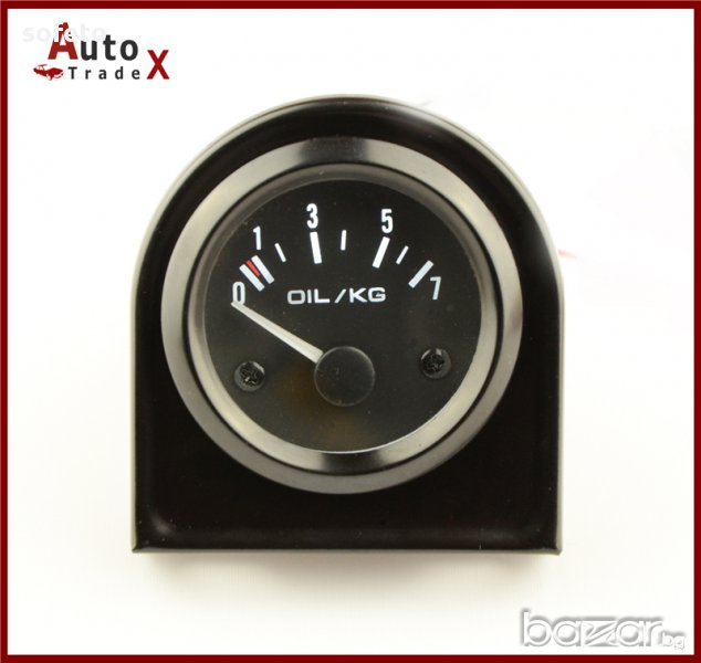 Измервателен уред тип VDO налягане на маслото в бар тунинг уреди , снимка 1