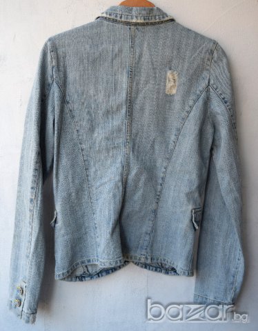 Z. Cavaricci Vintage Denim дамско дънково яке синьо, снимка 2 - Якета - 20600901