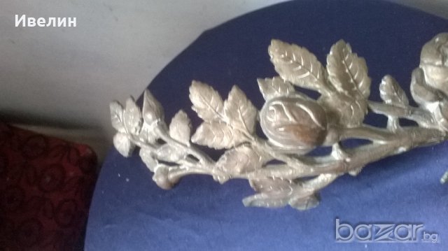 стара барокова декорация от бронз-роза, снимка 3 - Антикварни и старинни предмети - 20956725
