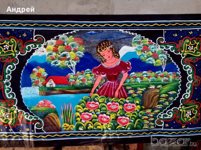 Старинен ковьор,покривка за стена, снимка 2 - Антикварни и старинни предмети - 19177821