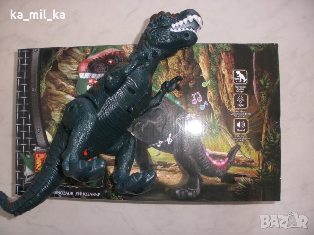 Детска Играчка-Динозавър-със звук и светлини