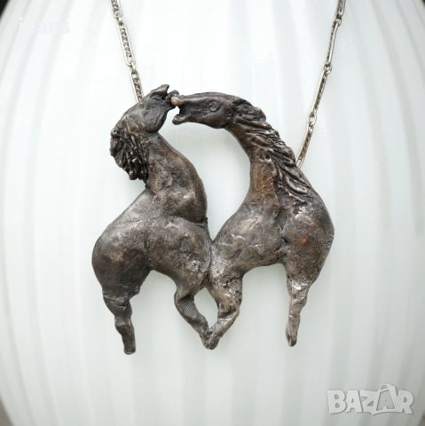 Авторски ар нуво медальон сребро 800