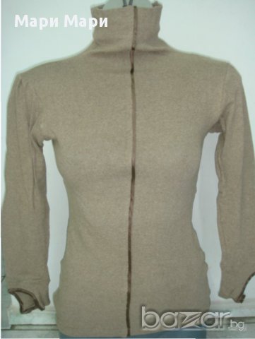 Поло с дълъг интересен ръкав, снимка 6 - Блузи с дълъг ръкав и пуловери - 16477841