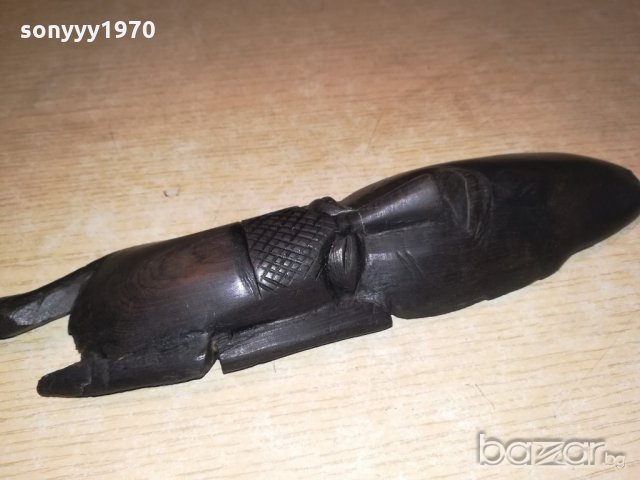 масивна дървена маска 27х7х4см-внос швеицария, снимка 2 - Колекции - 20917178