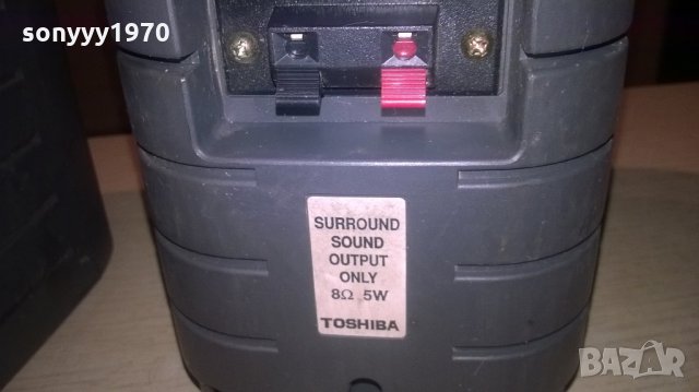 toshiba suround speaker-внос швеицария-21х14х12см, снимка 8 - Тонколони - 22004087