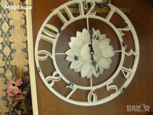 Железен ретро часовник стенен , снимка 1 - Декорация за дома - 24614771