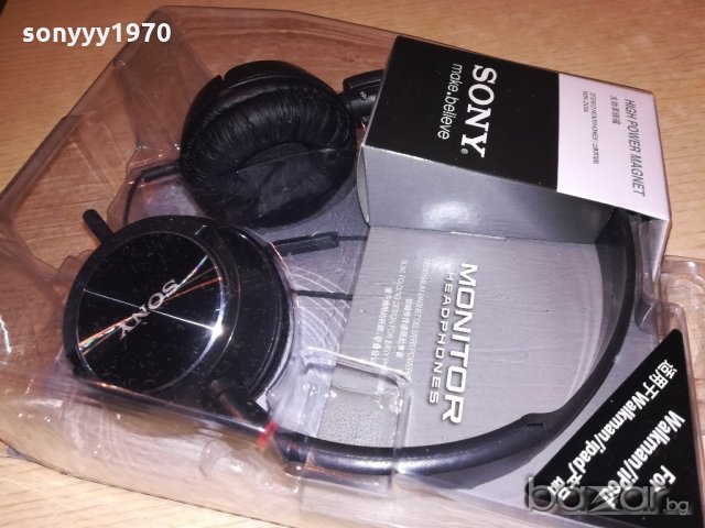 sony black headphones-нови, снимка 4 - Слушалки и портативни колонки - 21368019