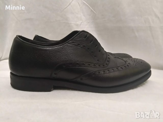 CANALI черни, кожени, официални обувки