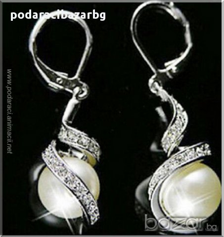 ОБЕЦИ – ПЕРЛИ В СПИРАЛА! СРЕБЪРНИ ИЛИ ЗЛАТНИ ДА СА ТЕ?, снимка 2 - Обеци - 11656796