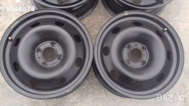 железни джанти 15 цола-Пежо, снимка 2 - Гуми и джанти - 20498035