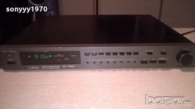 metz macasound sx4981-high fidelity-tuner-внос швеицария, снимка 12 - Ресийвъри, усилватели, смесителни пултове - 18549489