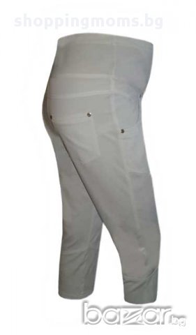 7/8 Панталон за бременни и макси дами модел 0113 бял