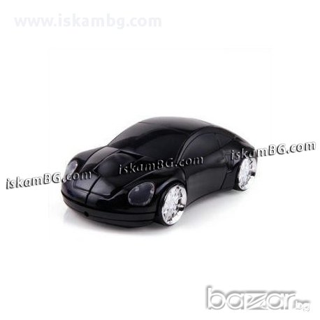 Мишка под формата на кола Порше - Черна код ПОРШЕ-черна, снимка 1 - Клавиатури и мишки - 13476512