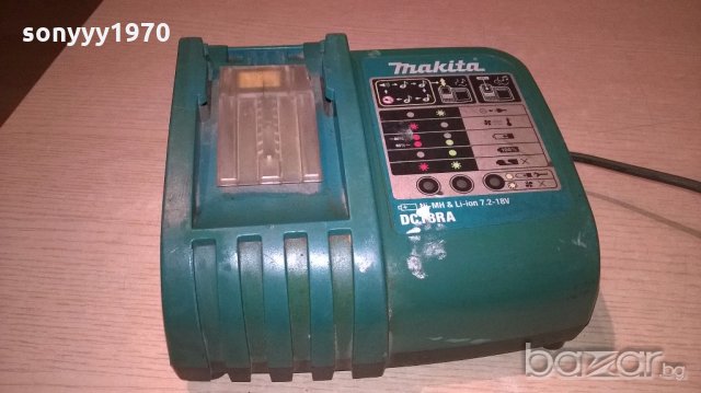 Makita dc18rat-ni-mh & li-ion charger 7.2-18v/9amp-от швеицария, снимка 4 - Други машини и части - 19098993