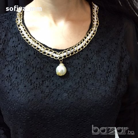 Дамска Блуза с дантела, снимка 4 - Блузи с дълъг ръкав и пуловери - 9985473