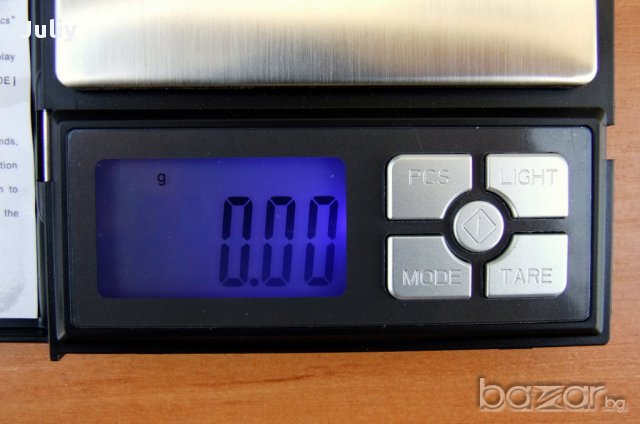 Електронна везна /0.01гр-500гр/- Notebook, снимка 4 - Везни - 9740553