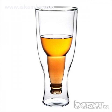 Чаша обърната бирена бутилка - код 1121