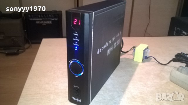 teufel decoderstation 3 germany+захранване-внос швеция, снимка 2 - Ресийвъри, усилватели, смесителни пултове - 25454441