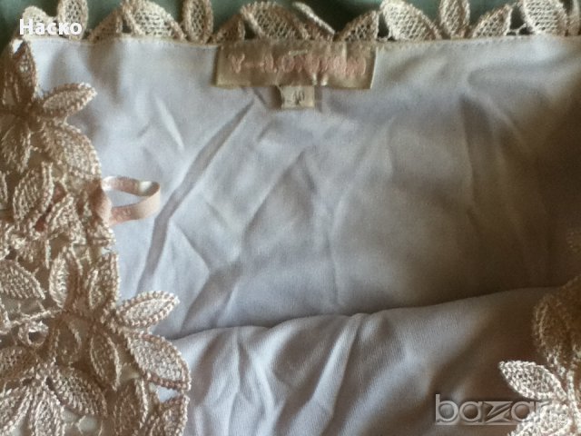 y-london ,лятна бяла памучна пола с дантели, снимка 4 - Поли - 11863443